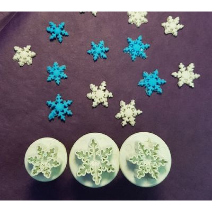 Плунжер "Сніжинки Mini Snowflakes", 3 шт