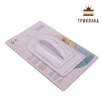 Праска пластиковий напівкруглий, 8*15 см, SNS