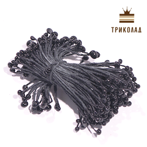 Тичинка чорна для декору (нитки), 1 уп., ТМ Сладо