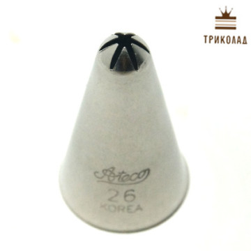 Насадка кондитерська № 26, Ateco, Корея, 1 шт