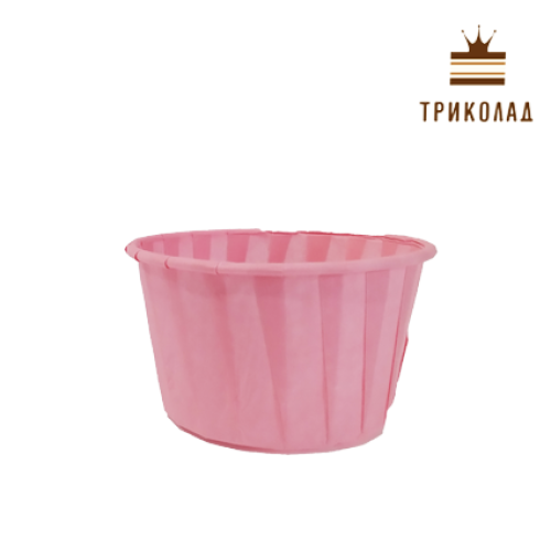 Форма рожева з бортиком 50*40 мм, 20 шт