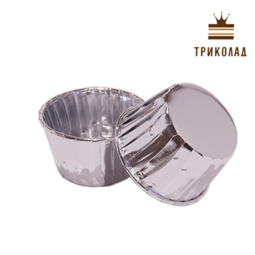 Форма з посиленим бортиком фольга/срібло 50/40, ТМ РР, 25 шт