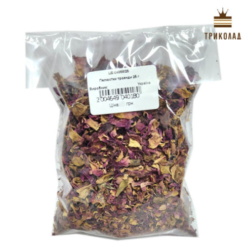 Пелюстки троянди чайної, Україна, 25 г