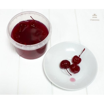Вишня коктейльна з черешком у сиропі без кісточки Dolce Bello, Італія, 250 г