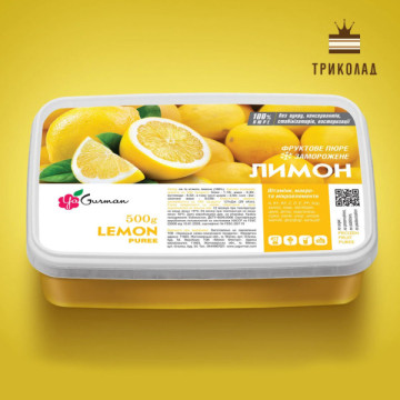 Пюре лимона с/м ТМ Я-Гурман, 500 г / упак