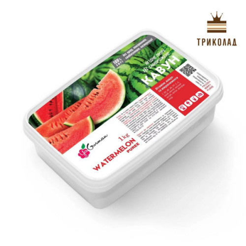 Кавун. Пюре заморожене ТМ Я-Гурман, 1 кг