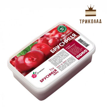 Пюре брусниці ТМ Я-Гурман, 1 кг