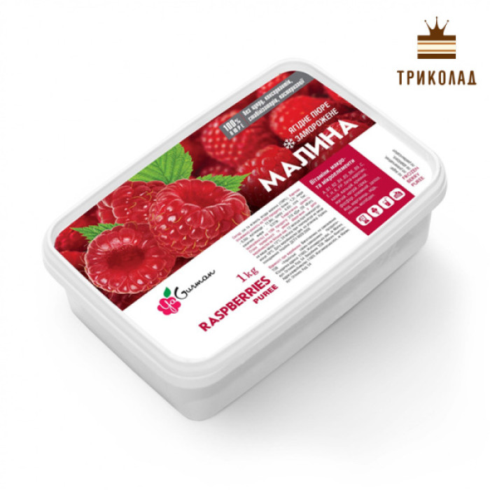 Пюре малини с/м ТМ Я-Гурман, 1 кг Пюре малини с/м ТМ Я-Гурман, 1 кг