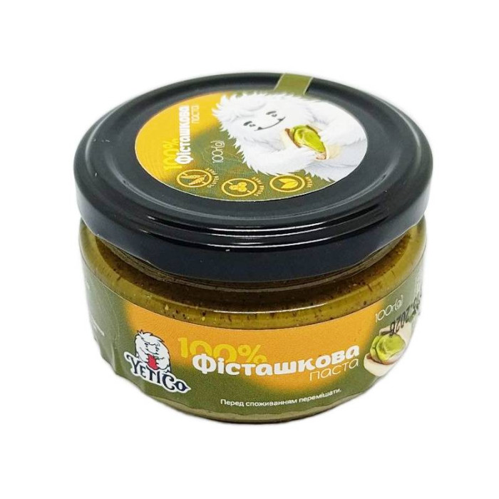 Паста горіха фісташка 100% YetiCo 100г