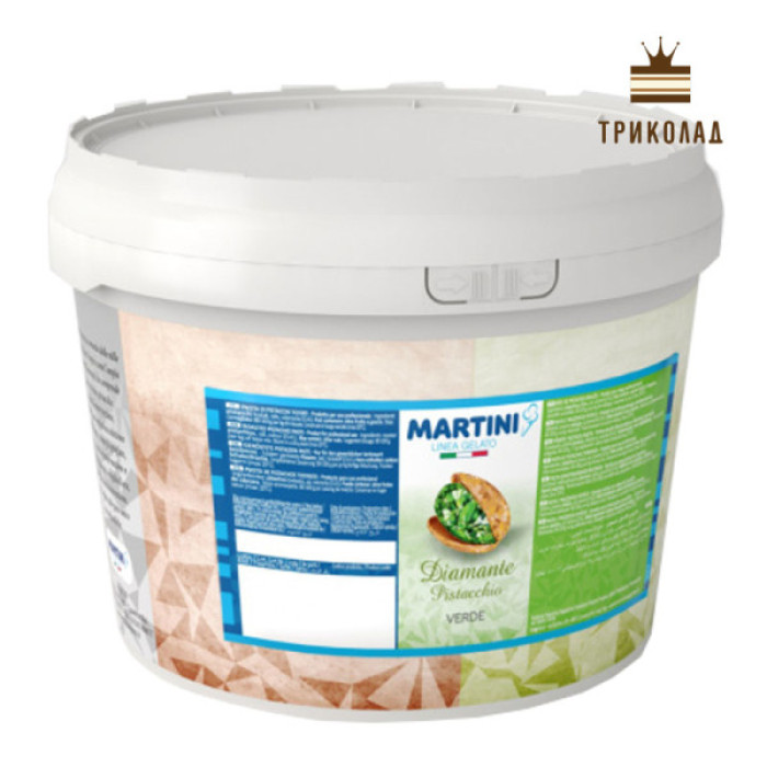 Фісташкова паста натуральна 100% без барвника Diamante Pistacchio Puro, Martini, Італія, 100 г Фісташкова паста натуральна 100% без барвника Diamante Pistacchio Puro, Martini, Італія, 100 г