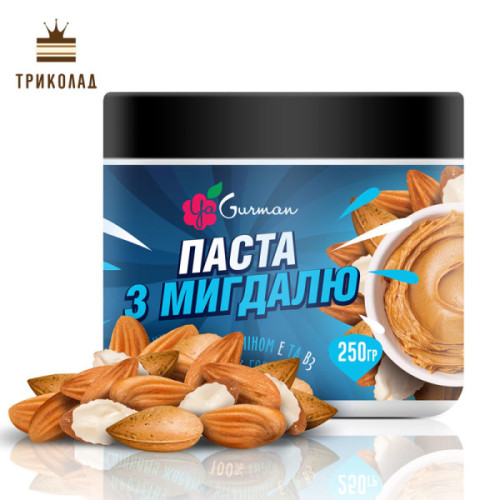 Мигдалева паста ТМ Я-Гурман, Україна, банка 250 г