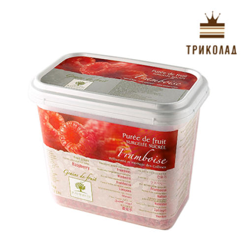 Пюре заморожене Малина в гранулах ТМ Ravifruit, 1 кг