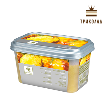 Пюре заморожене Ананас ТМ Ravifruit, 1 кг