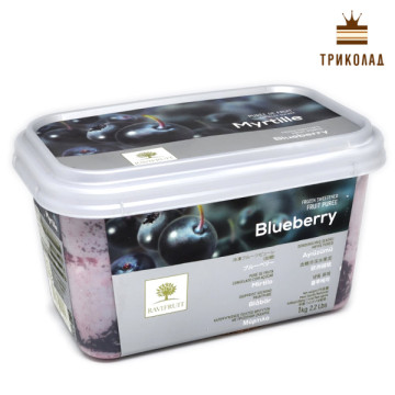 Пюре заморожене Чорниця 10% цукру ТМ Ravifruit 1 кг