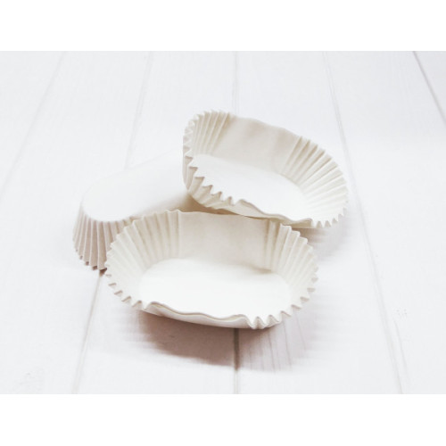 Формочка біла продовгувата, 80*35*30 - 45 шт., Україна, 000441