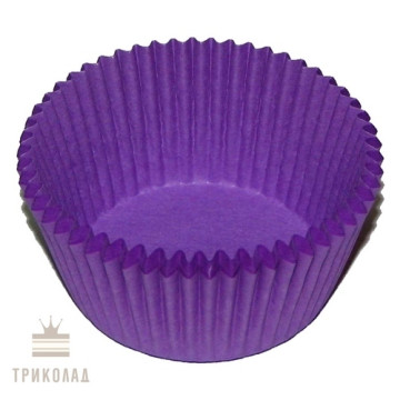 Формочка фіолетова, дно 50 мм, h = 30 мм, 50 шт.