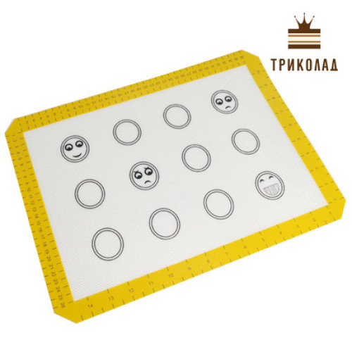 Килимок силіконовий з розміткою для макаронів 30*40 см