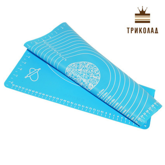 Килимок силіконовий з розміткою 39,5*49,5 см, 1 шт. Килимок силіконовий з розміткою 39,5*49,5 см, 1 шт.