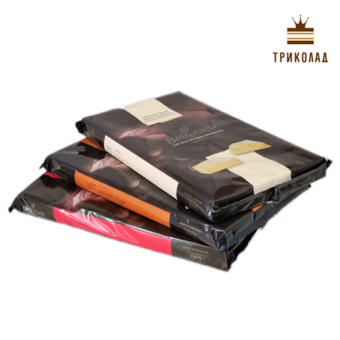Шоколад білий 28% без цукру (CT X605MALT/J) Belcolade Бельгія блок моноліт 5 кг