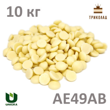 Шоколад білий в дисках 31% 36/38 MG Unigra Італія ящик 10 кг