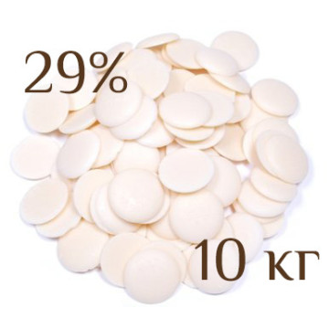 Шоколад білий 29% Blanc Equilibre Cargill в дисках, 10 кг