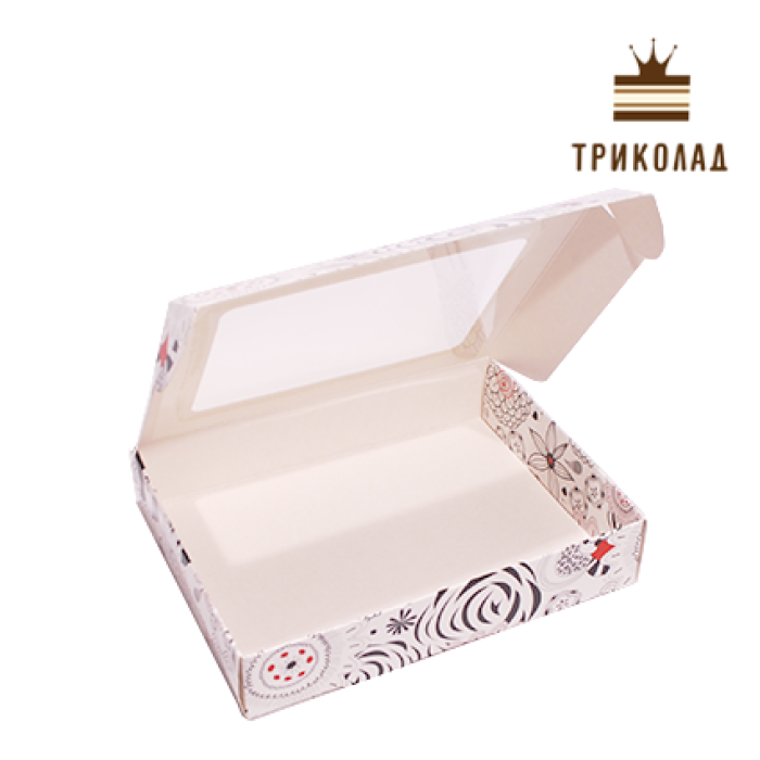Коробка пряникова з вікном 