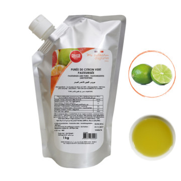 Пюре лайма пастеризоване 100% ТМ Fruits Rouges, 1 кг
