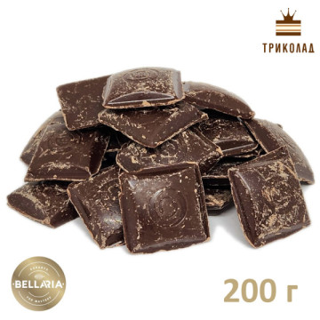 Шоколад темний кулінарний 56,5 % часточки CT-01-K56-10 ТМ Bellaria фасування 200 г