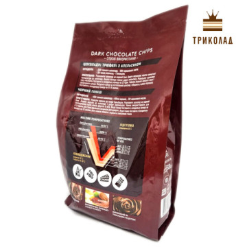 Шоколад чорний 55% диски Р512 ТМ Delice D'or (PIU 5535-01) пачка 0,5 кг