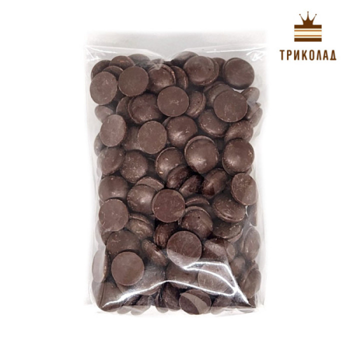 Шоколад чорний 55% диски Р512 ТМ Delice D'or (PIU 5535-01) фасування 200 г Шоколад чорний 55% диски Р512 ТМ Delice D'or (PIU 5535-01) фасування 200 г