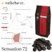 Шоколад чорний Sensation 72% в краплях TM Veliche, 1 кг