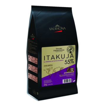 Шоколад чорний Valrhona Itakuja 55% какао, 100 г