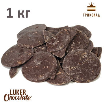 Шоколад екстра чорний кувертюр Huila (Уїла) 70% Luker Chocolate упакування 1 кг