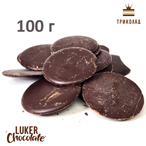 Шоколад екстра чорний кувертюр Tumaco 85% Luker Chocolate упаковка 100 г