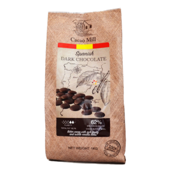 Шоколад чорний Natra Cacao, 62%, 1 кг (завод. пак)