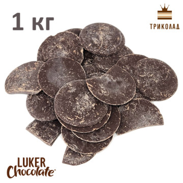 Шоколад чорний кувертюр Maranta 61% Luker Chocolate в упаковці 1 кг