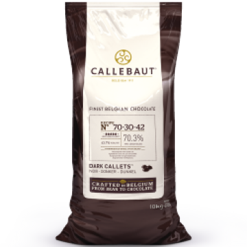 Шоколад-кувертюр чорний Callebaut (3 каплі), 70,1% какао, калети, 1 кг