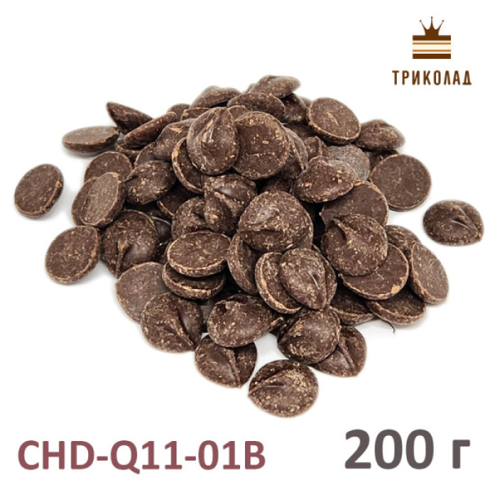 Шоколад темний кувертюр Q11 55,8% CHD-Q11-01B Barry Callebaut 200 г Шоколад темний кувертюр Q11 55,8% CHD-Q11-01B Barry Callebaut 200 г