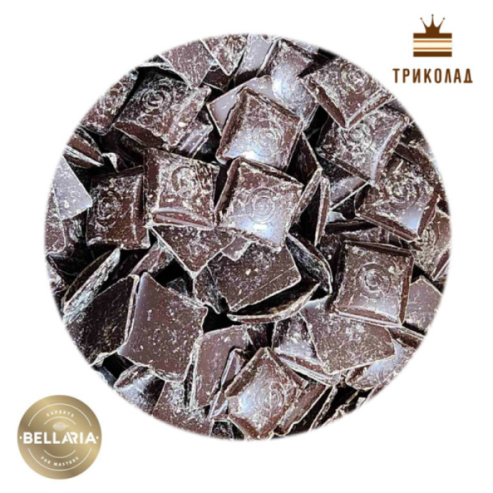 Шоколад темний кувертюр 56,5 % часточки CT-01-K56-10 ТМ Bellaria фасування 1 кг Шоколад темний кувертюр 56,5 % часточки CT-01-K56-10 ТМ Bellaria фасування 1 кг