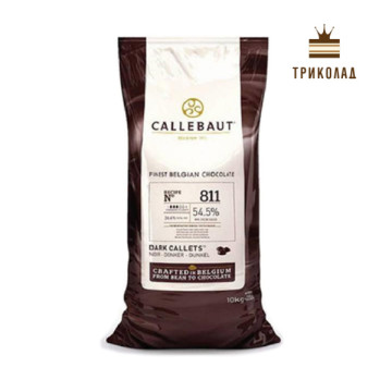 811NV Шоколад темний кувертюр Callebaut Select 54,5% какао, калети, 10 кг