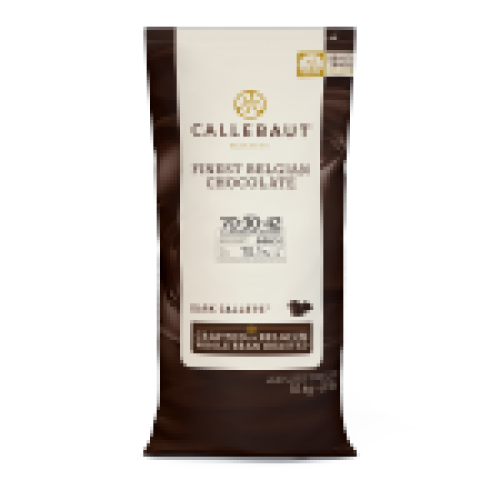Шоколад-кувертюр чорний Callebaut (3 краплі), 70,1% какао, каллети, 10 кг