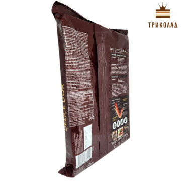 Шоколад чорний 55% диски Р512 ТМ Delice D'or шокоблок (плита) 1,2 кг