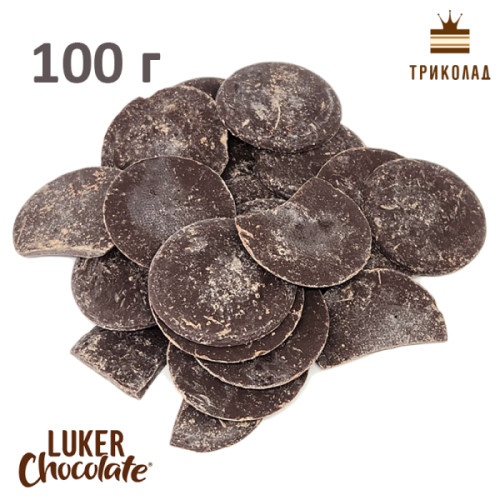 Шоколад чорний кувертюр Maranta 61% Luker Chocolate фасування 100 г