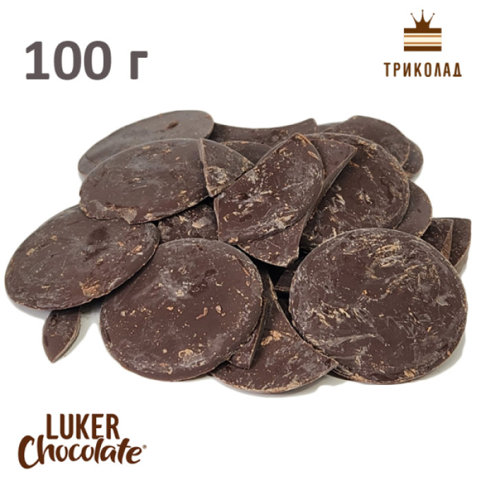 Шоколад екстра чорний кувертюр Huila (Уїла) 70% Luker Chocolate у фасуванні 100 г