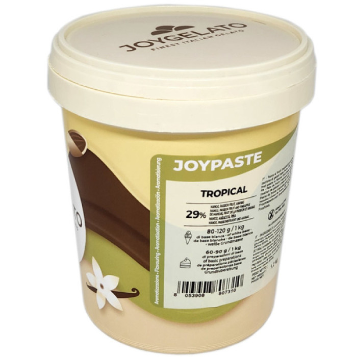 Паста - концентрат тропічний мікс (манго, маракуйя, ананас) Joypaste Tropical відро 1,2 кг Паста - концентрат тропічний мікс (манго, маракуйя, ананас) Joypaste Tropical відро 1,2 кг