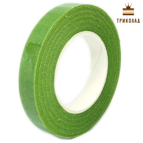 Тейп-стрічка флористична зелена 12 мм / 30 м (Р5003) Сладо, Україна