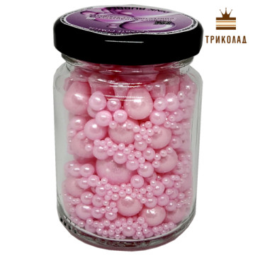 Посипка кондитерська Pink Bubble ТМ Latarte банка 106 мл