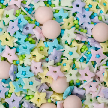 Суміш кондитерських посипок Twinkle Little Star ТМ Latarte банка 106 мл