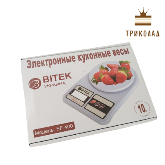 Ваги кухонні SF-400 BITEK (до 10 кг), 1 шт Ваги кухонні SF-400 BITEK (до 10 кг), 1 шт