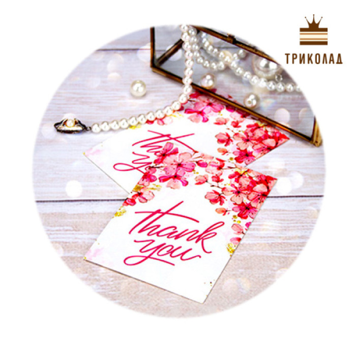 Гіфтик Thank you (сакура) Гіфтик 95 х 65 мм, WP, Україна, комплект 10 шт. Гіфтик Thank you (сакура) Гіфтик 95 х 65 мм, WP, Україна, комплект 10 шт.